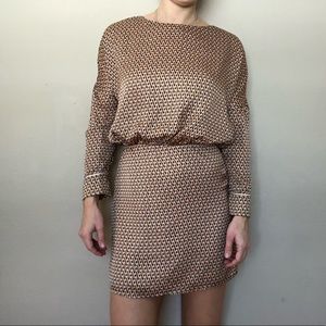 Open back mini dress